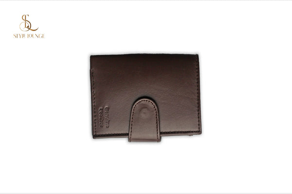 Sheep leather trifold wallet with 1 year guarantee