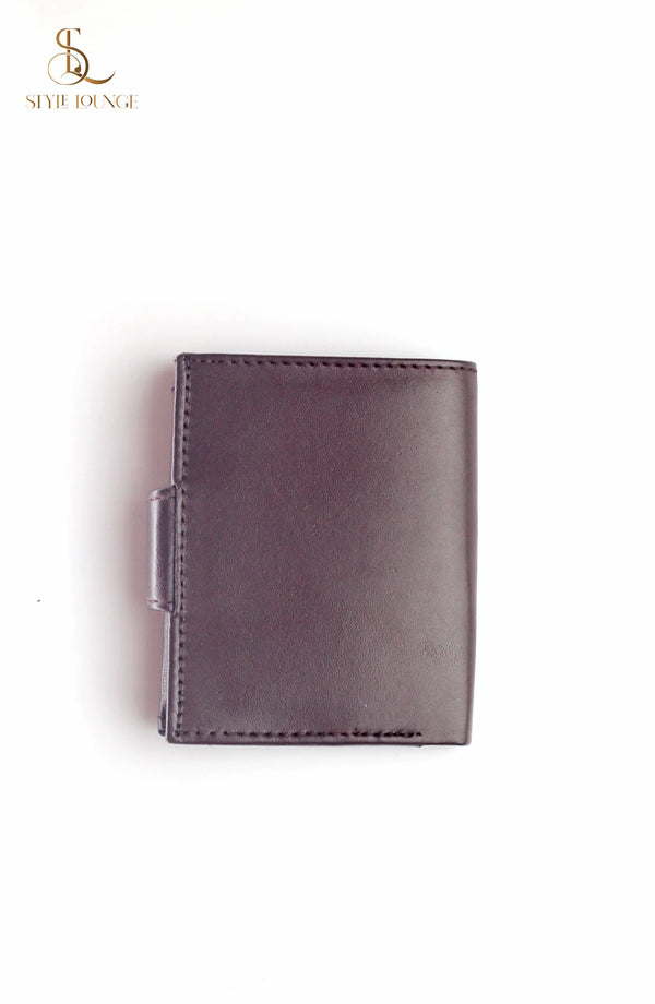 Sheep leather trifold wallet with 1 year guarantee