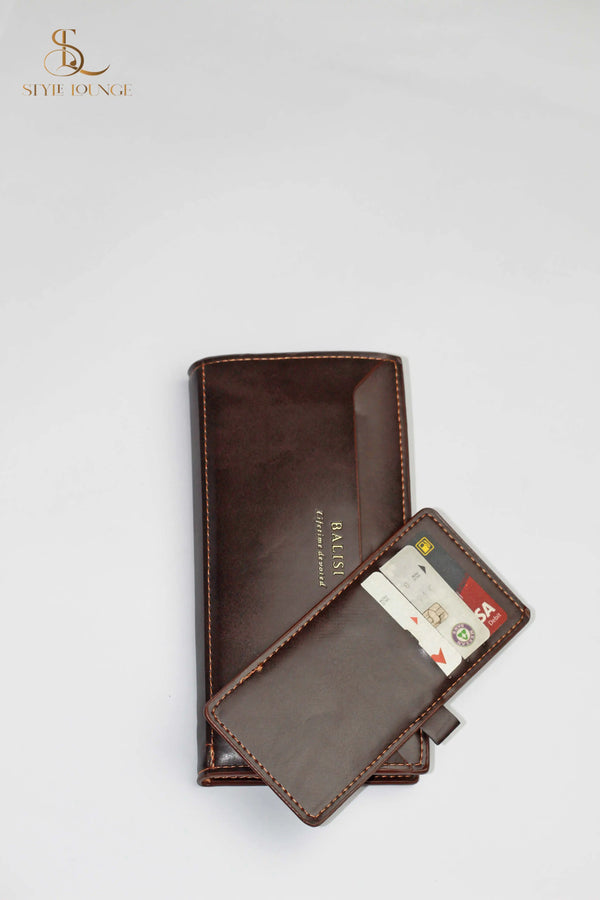 BALISI LONG WALLET/CLUTCH IN SYNTHETIC LEATHER WITH 1 YEAR GUARANTEE
