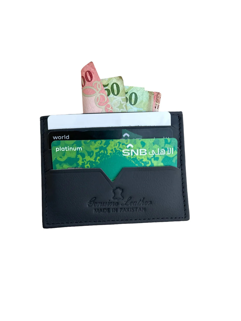 SlimFit Genuine Leather Card Holder