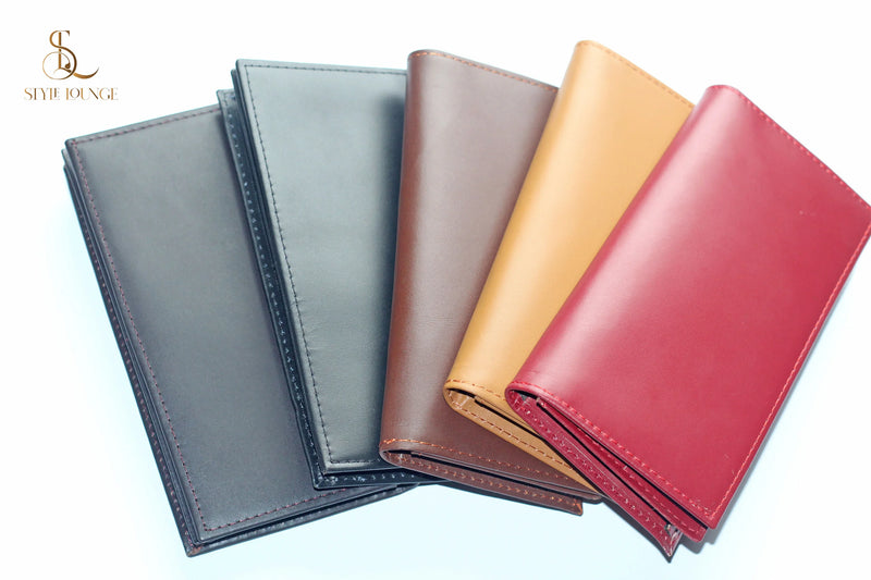 Handcrafted Long Wallet/Clutch In Pure Leather With 1 Year Guarantee