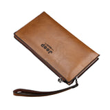 Versatile Zip Long PU Leather Wallet - Soft, Stylish, Comfortable