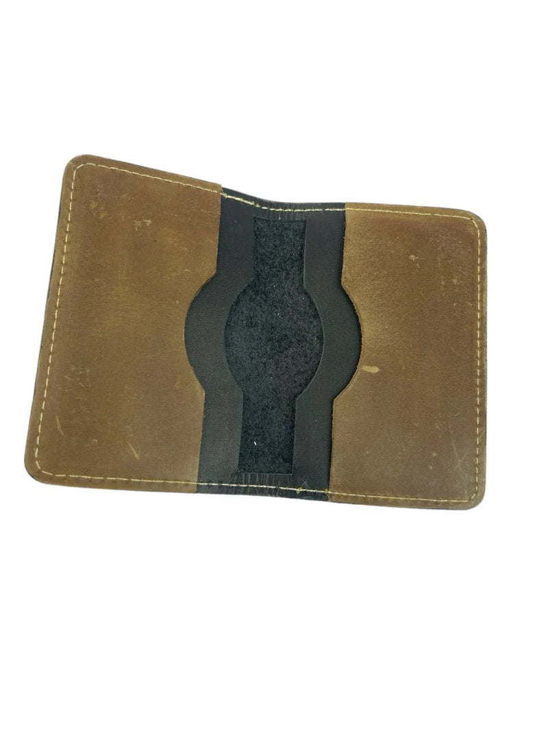 Dual-Tone Vintage Leather Wallet (Handmade)