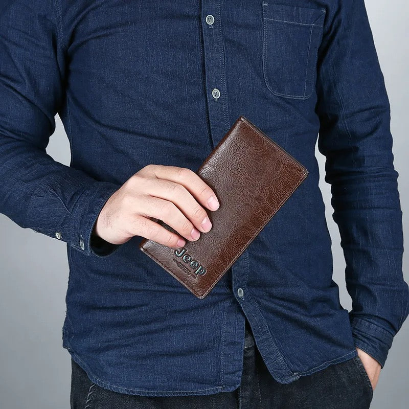 Versatile Long Premium PU Leather Wallet - Soft, Stylish, Smart