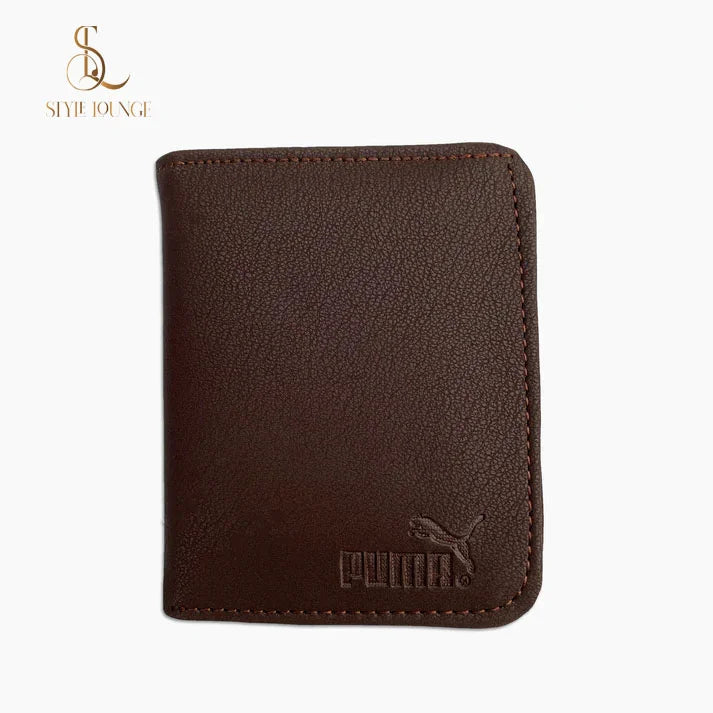 Pure Synthetic Leather Puma Wallets For Men