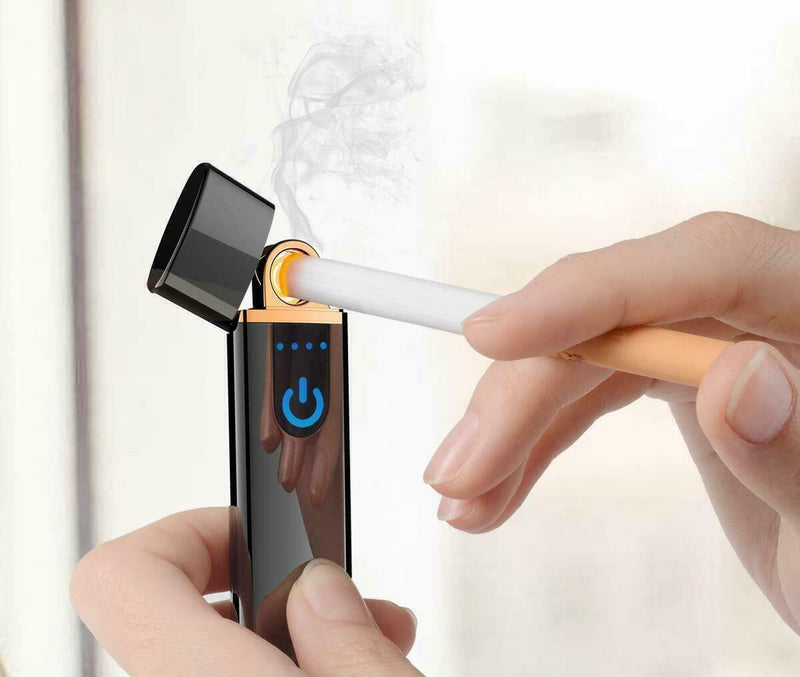 USB Flameless Electric Lighter | Windproof USB Rechargeable Touch Lighters